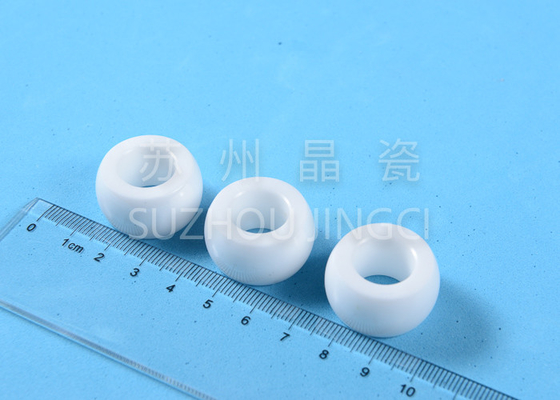 قطعات آلومینای سرامیکی مقاوم در برابر زنگ، قطعات ساختاری Spheral Zirconia سفید ضد سایش