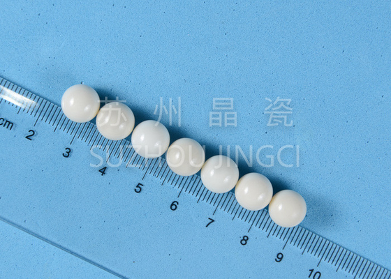 99٪ توپ سرامیک سفید Alumina ماشین آلات بلبرینگ کاربرد ضد سایش